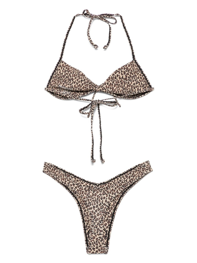 Frankies Bikinis leopard-print bikini set outlook