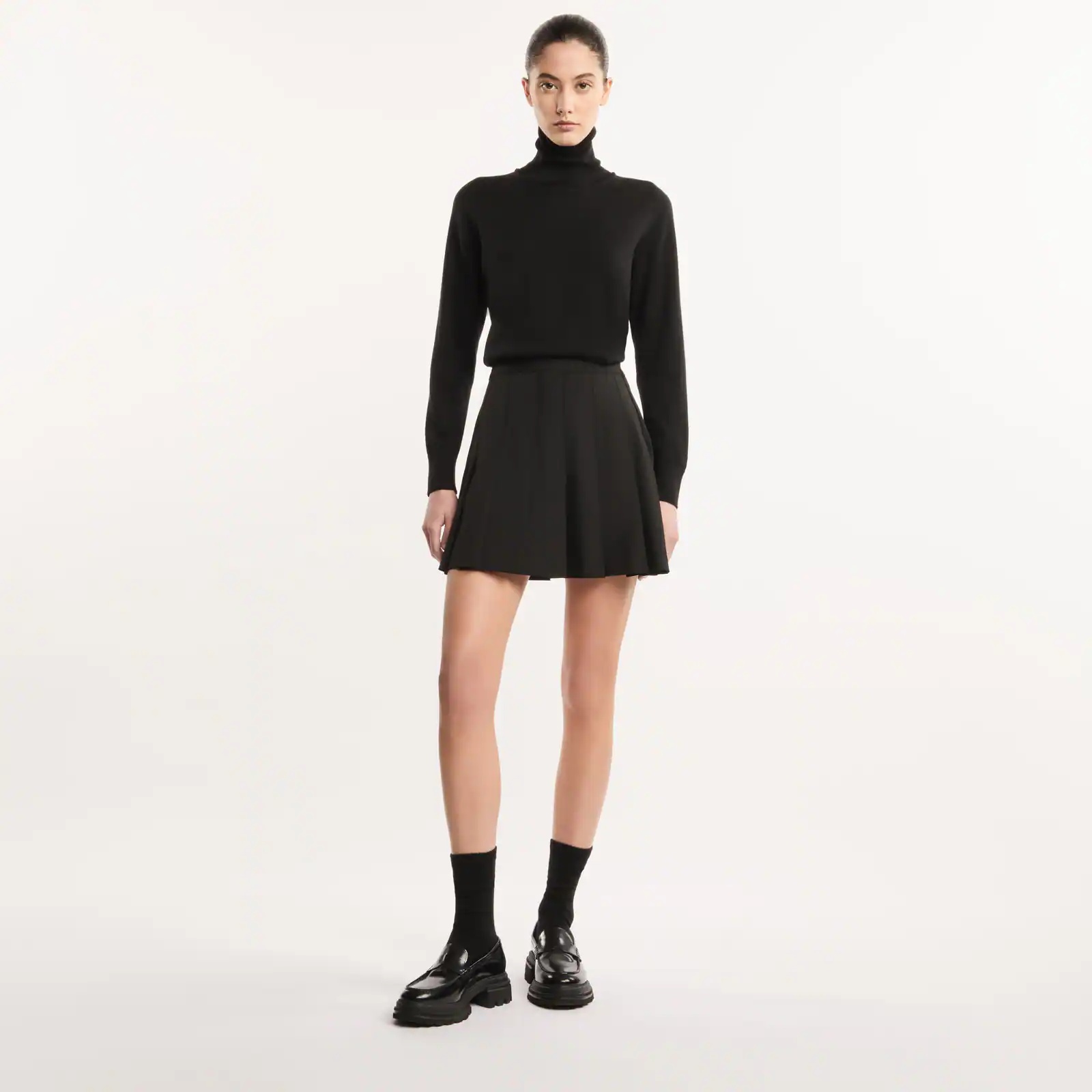 Pleated miniskirt - 3