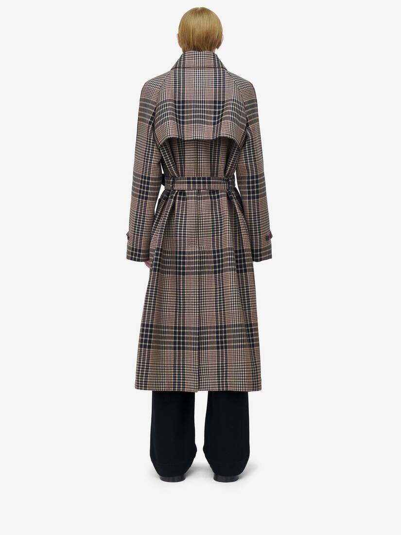 Country Check Raincoat - 3