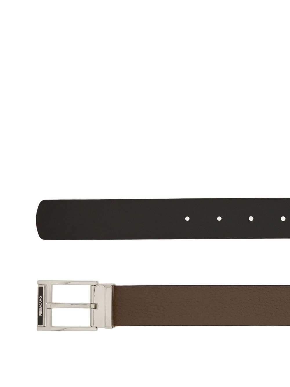 reversible leather belt - 2