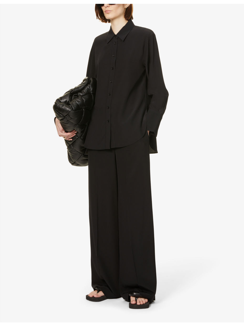 Joe relaxed-fit silk blouse - 2