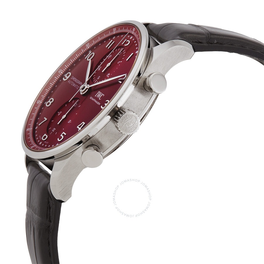 IWC Portugieser Burgundy Dial Chronograph Automatic Men's Watch IW371616 - 2