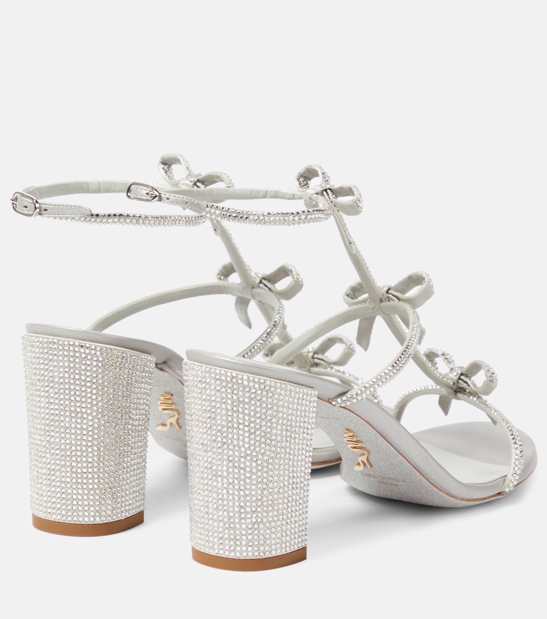 Caterina bow-detail embellished sandals - 3