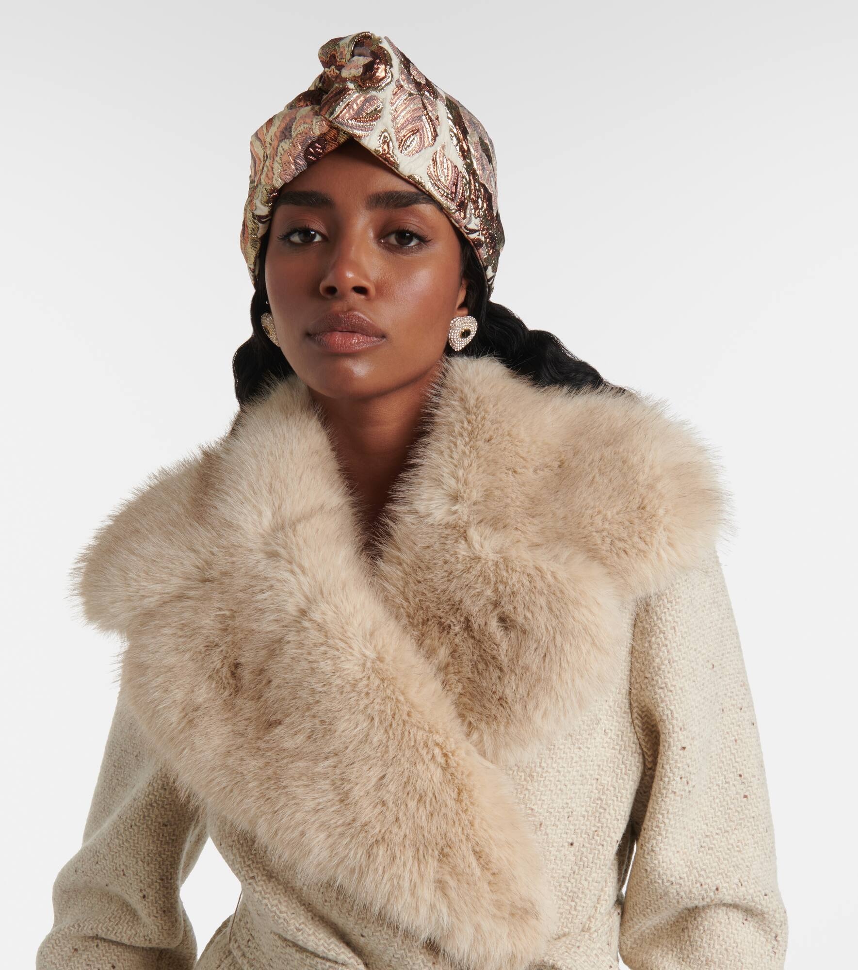Lamé jacquard headband - 2