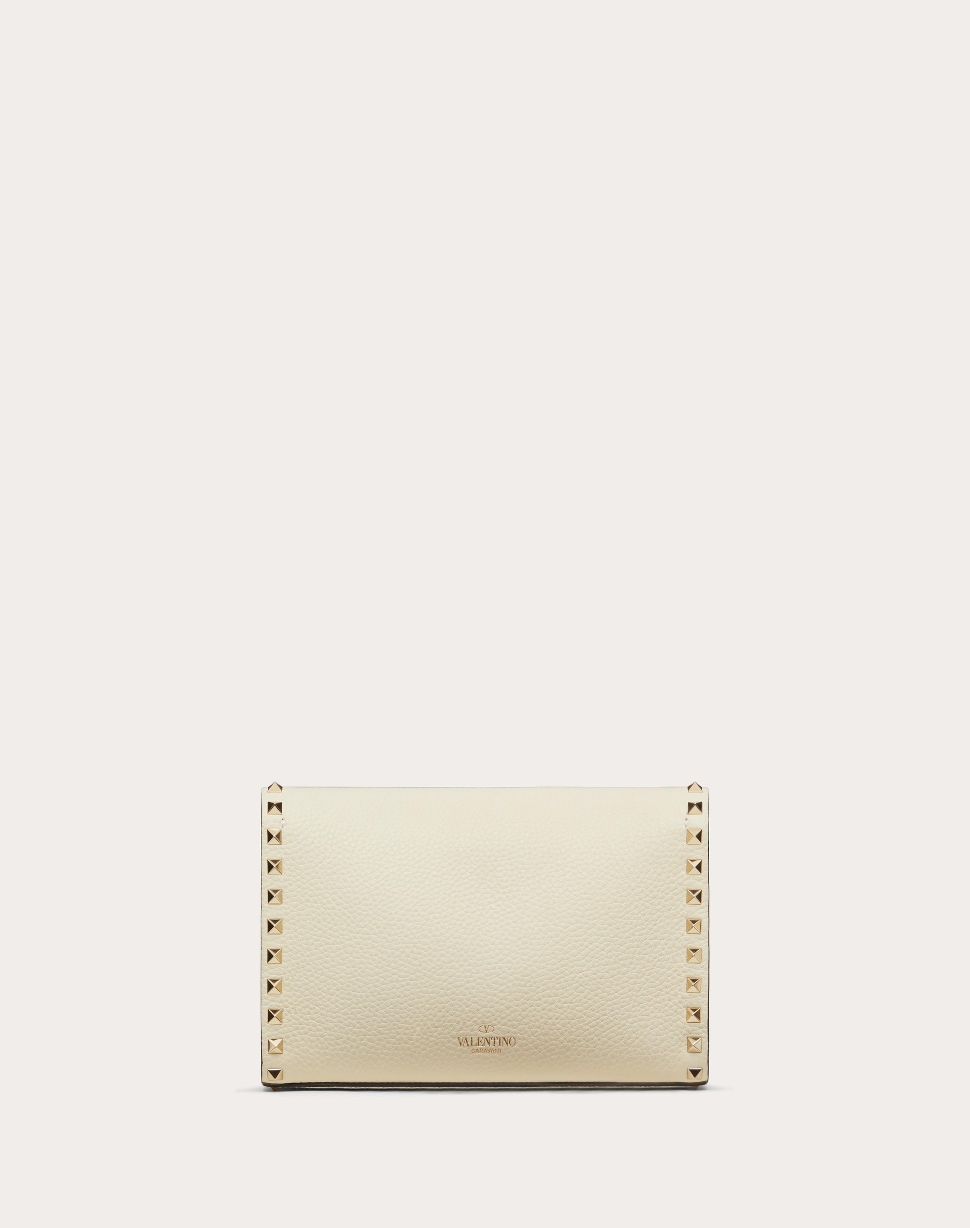 SMALL ROCKSTUD GRAINY CALFSKIN CROSSBODY BAG - 3