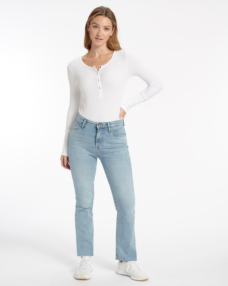 Splendid High Waist Slim Kick Jean outlook