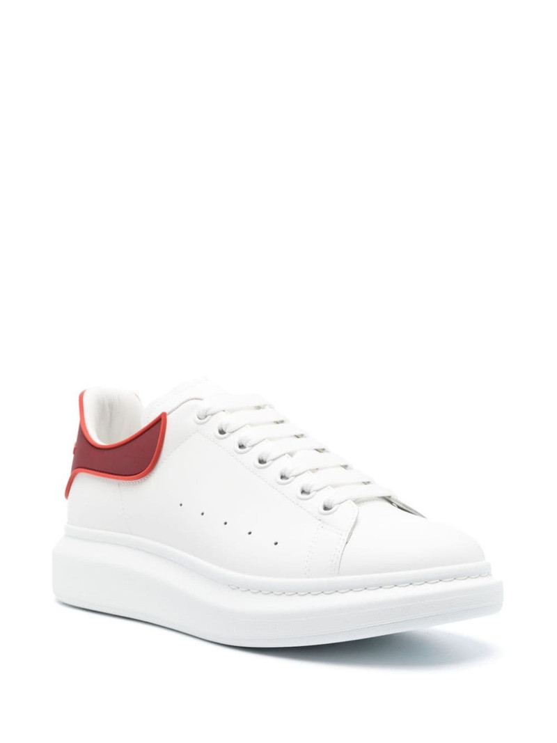 Alexander McQueen Oversized leather sneakers outlook