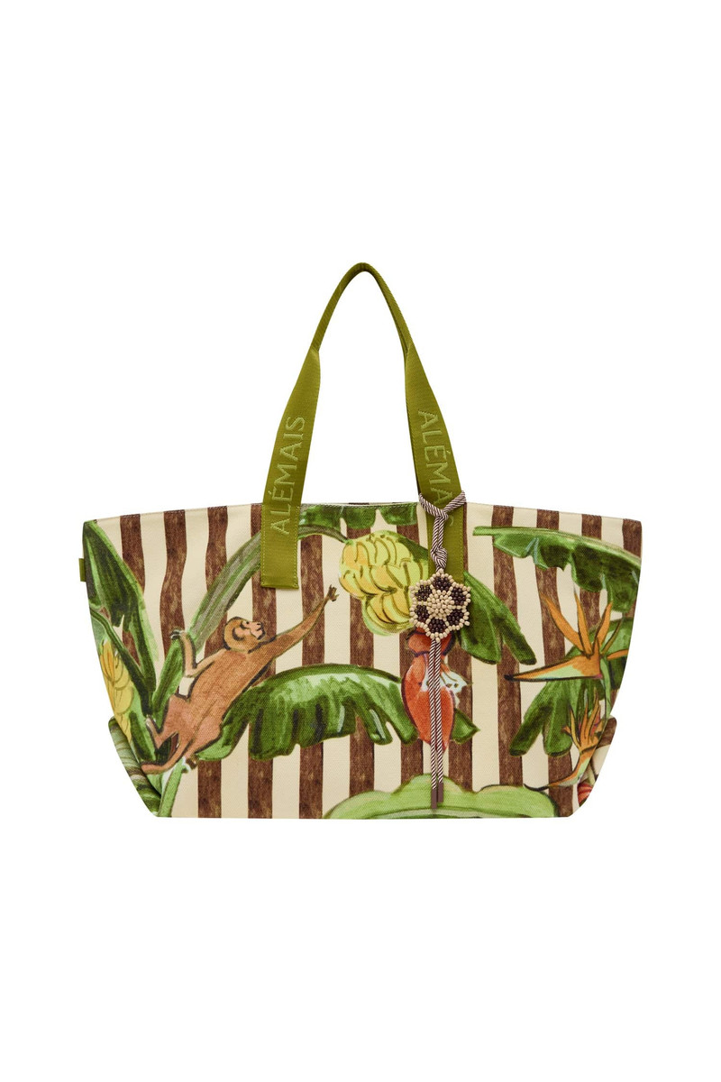 Toucan Tango Canvas Beach Tote 1