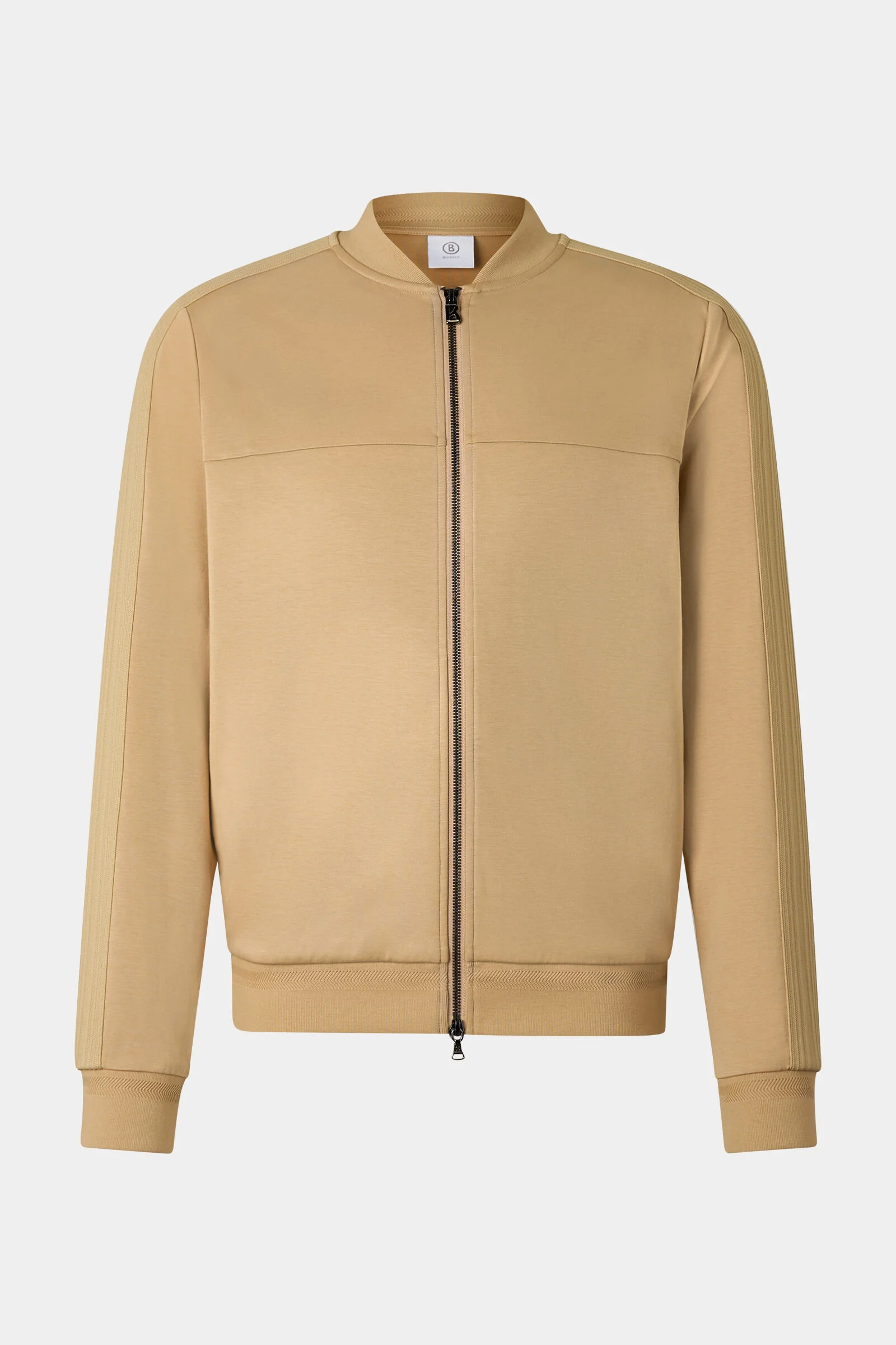 Lennox jersey jacket in Camel - 1