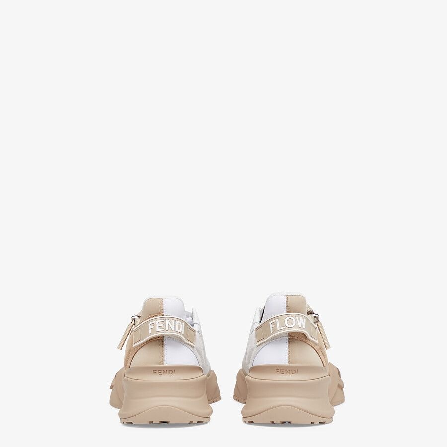 Beige suede low-tops - 3