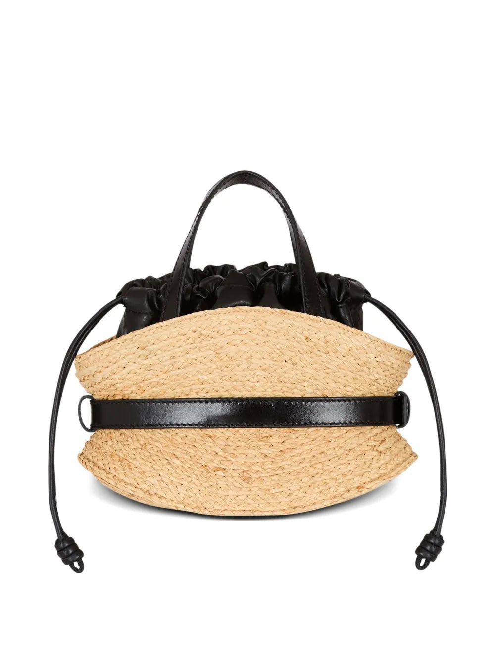 Shuffle Mini Raffia Calfskin Bag - 3