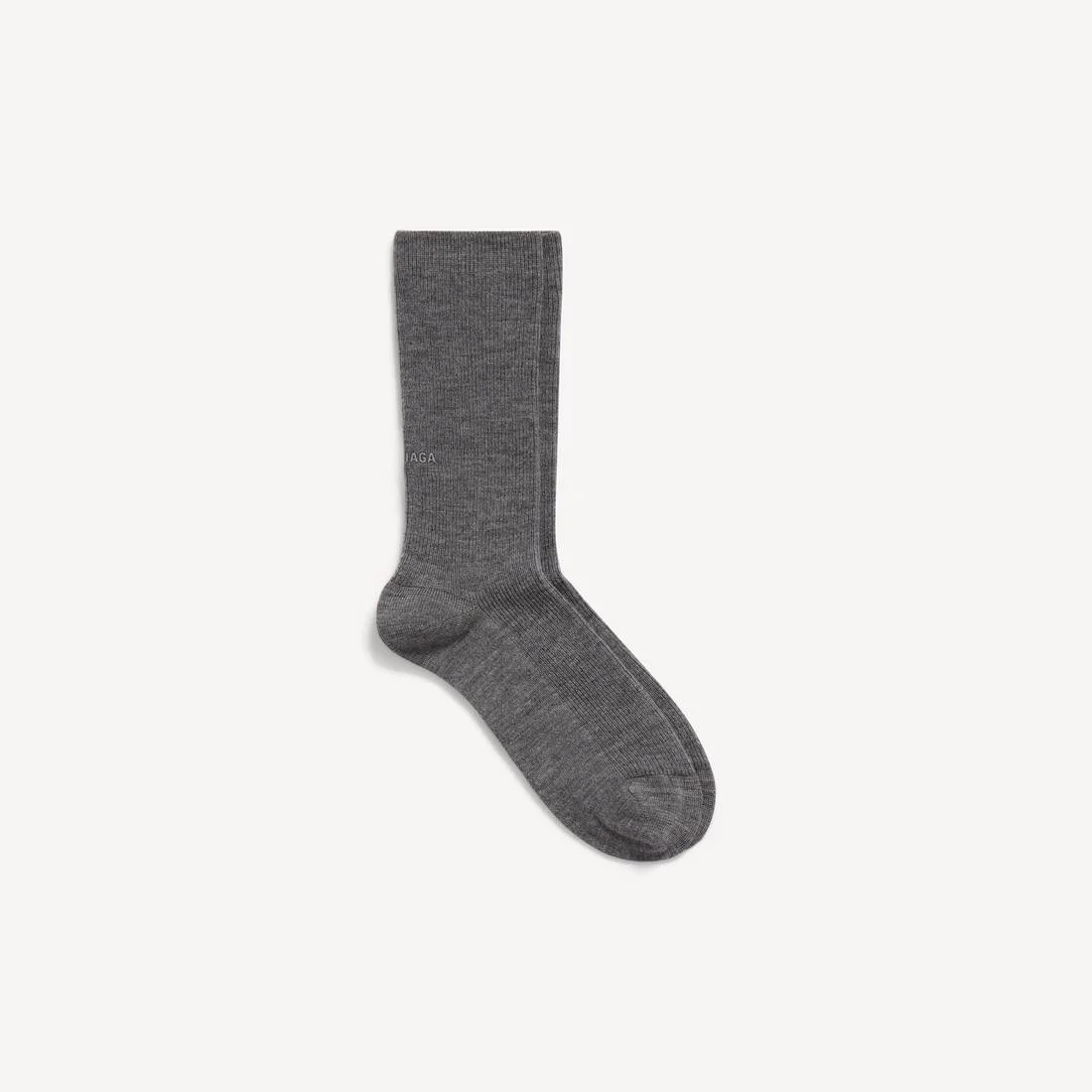 Men's Logo Socks in Grey Melange - 1