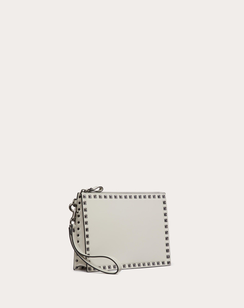 ROCKSTUD CALFSKIN POUCH 3