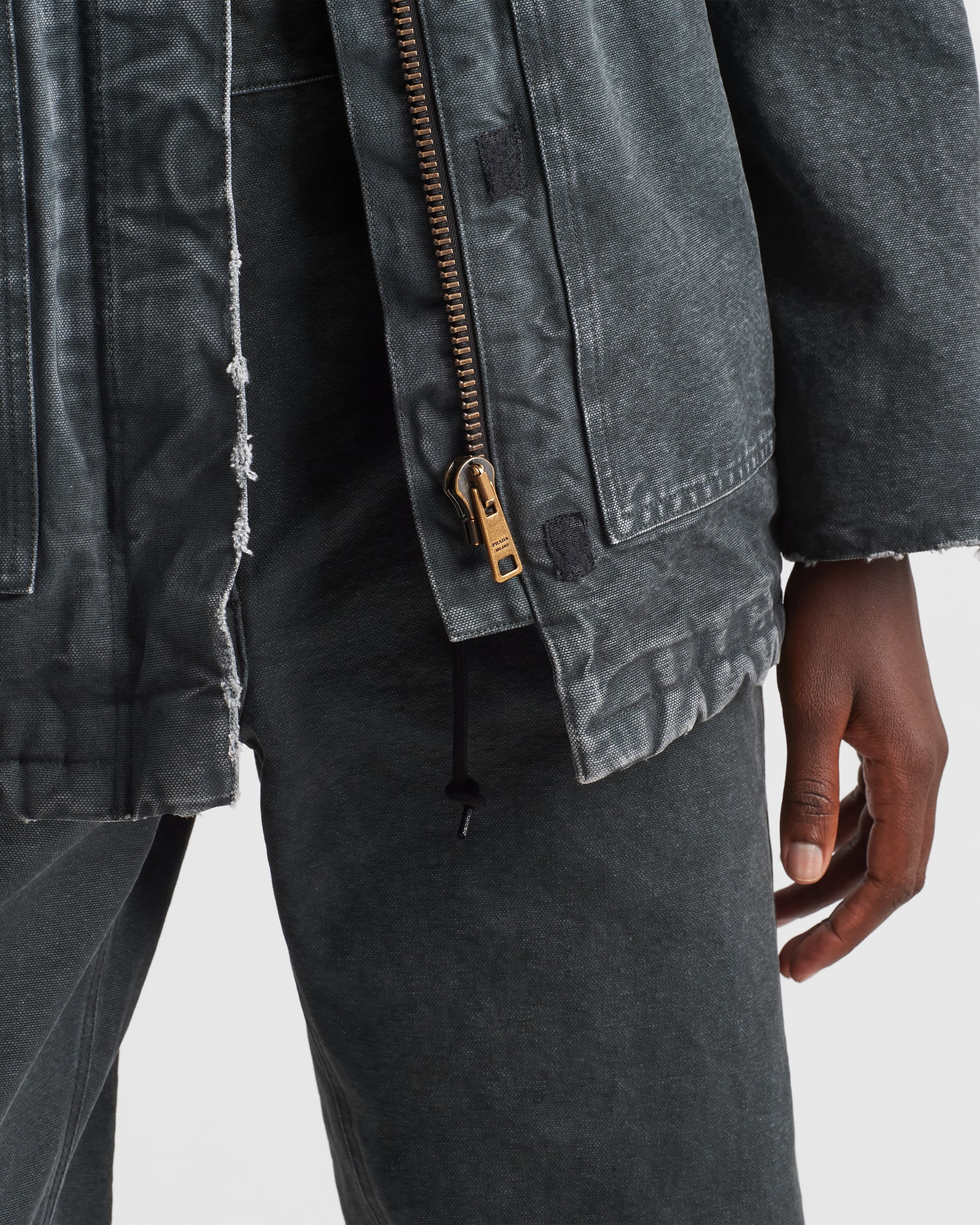 Canvas trucker jacket - 3