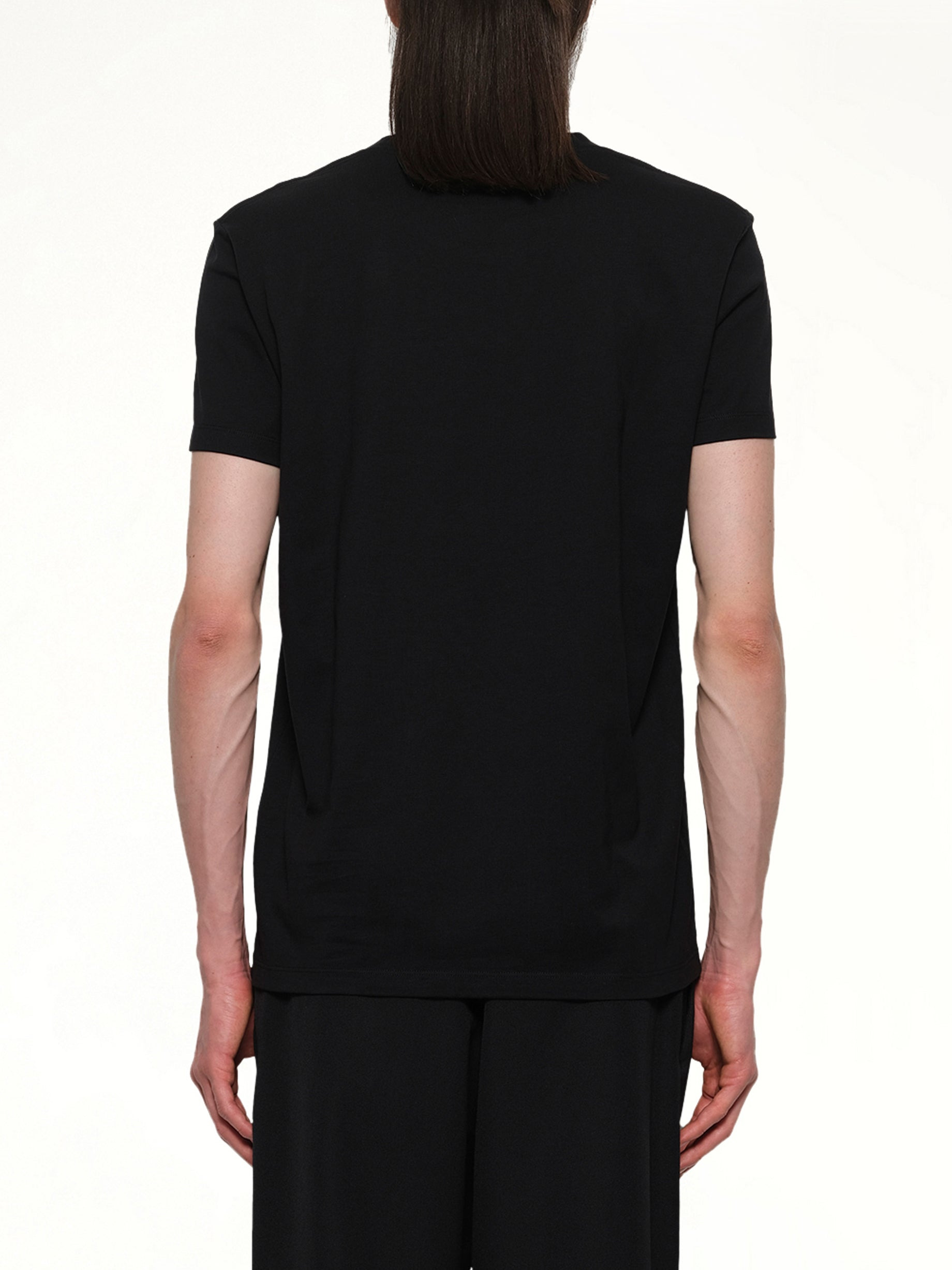 Balmain Chain Logo T-Shirt in Black/Gold - 5