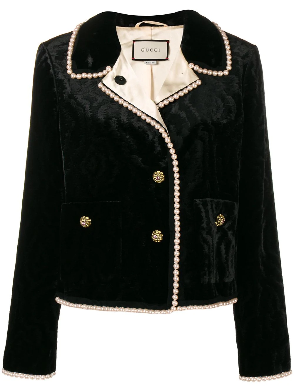 bead trim jacket - 1