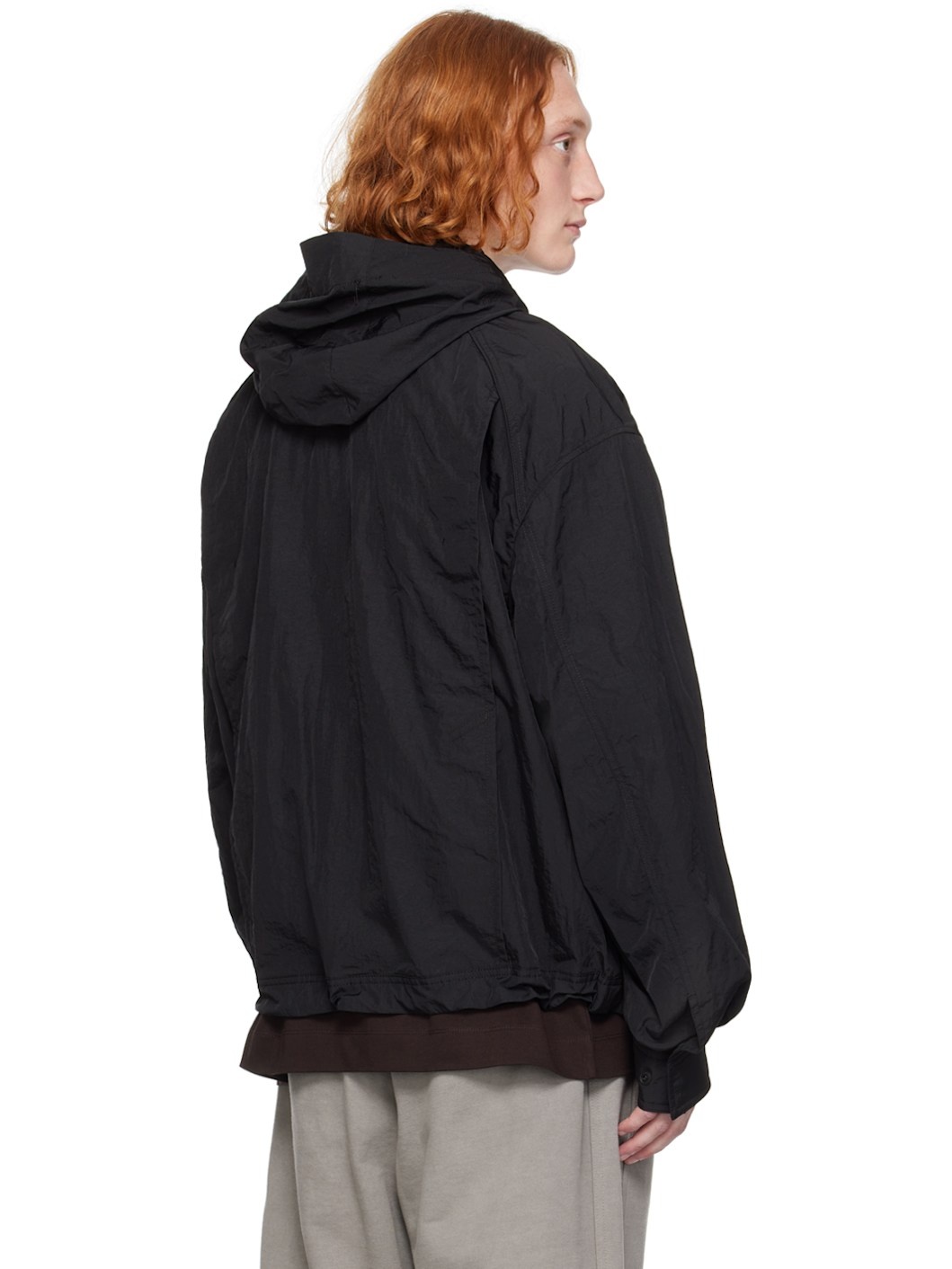 Black Big Pocket Jacket - 3