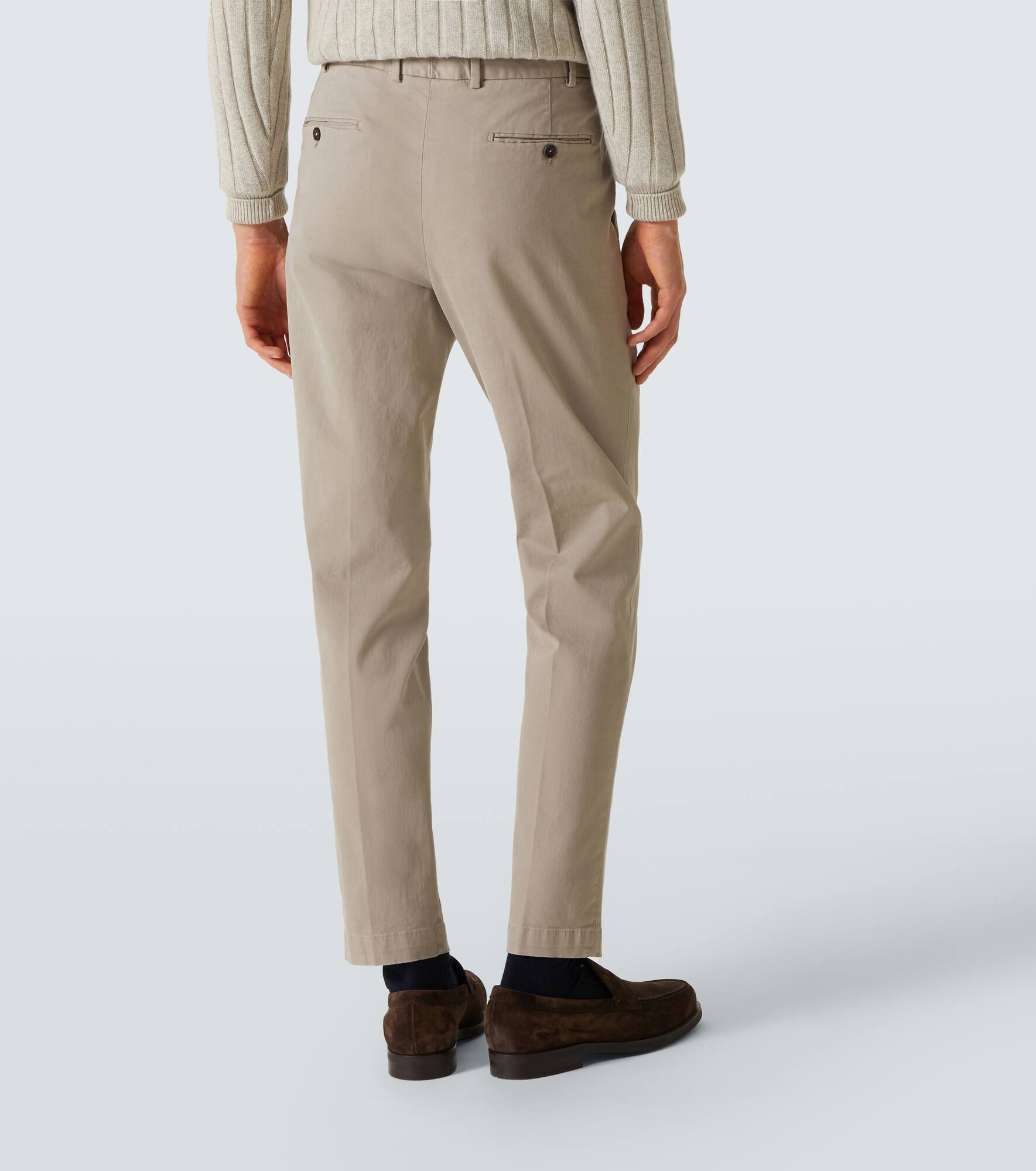 Cotton straight pants - 4