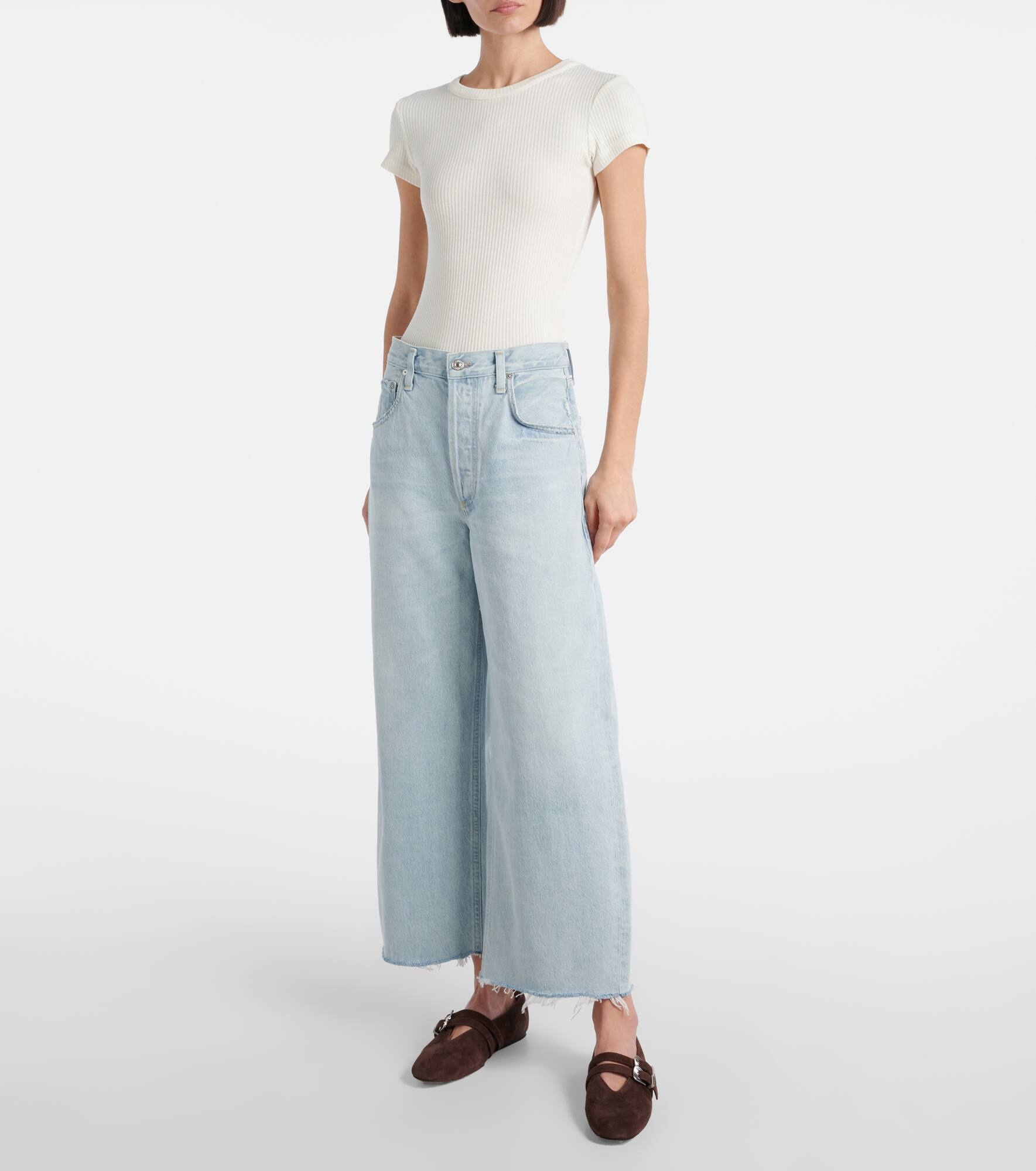 Annina high-rise wide-leg jeans - 7