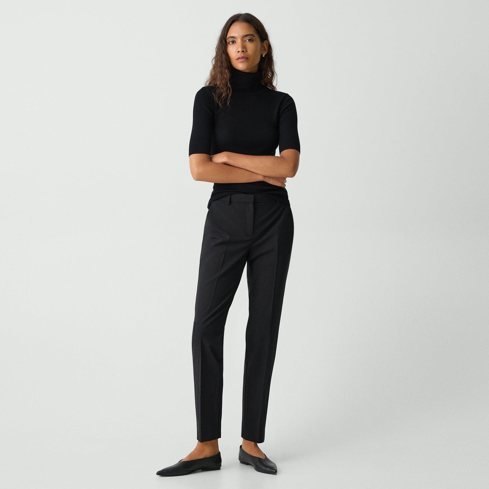 Treeca Full Length Pant in Good Wool - 2