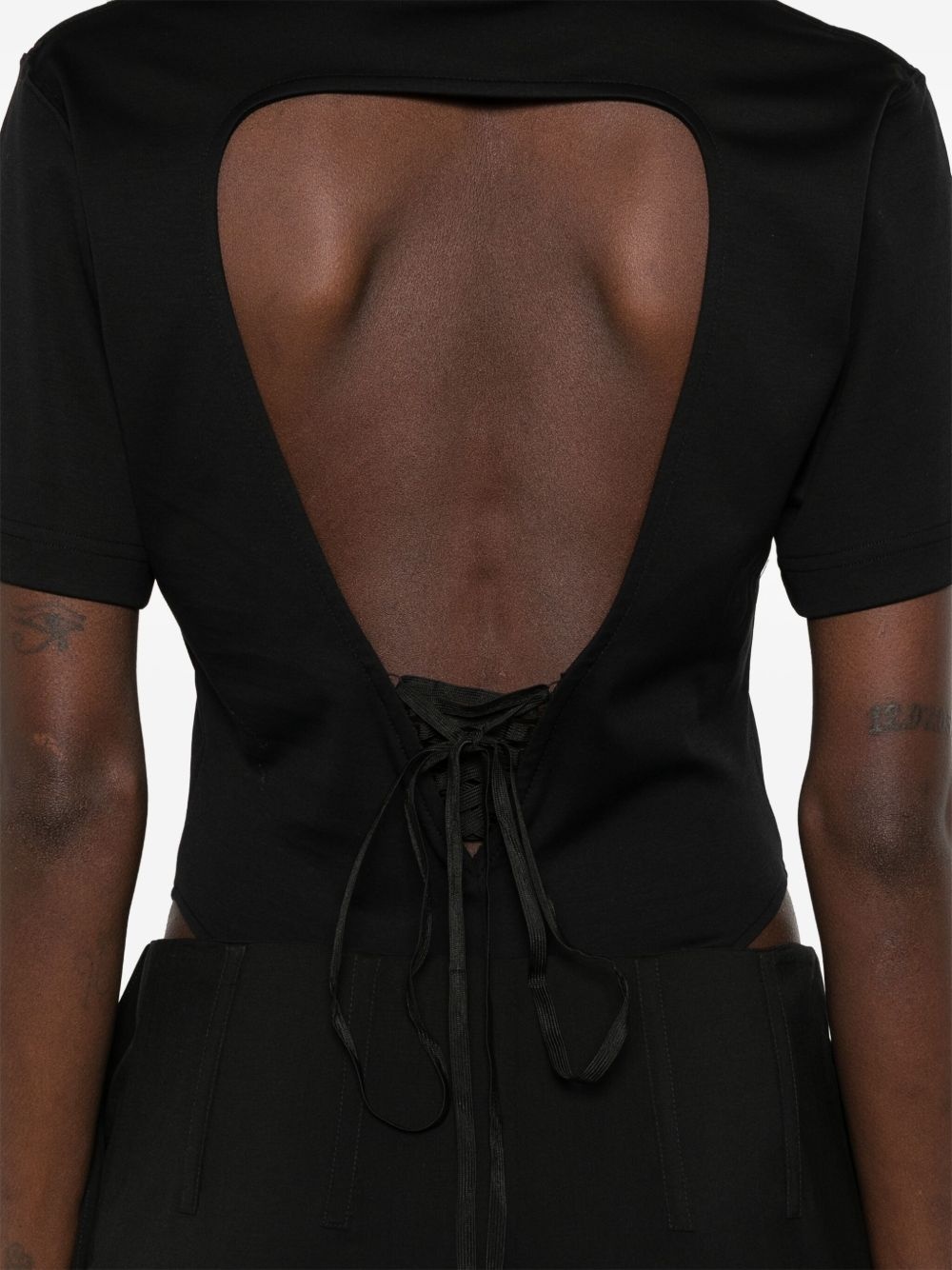 corset open-back bodysuit - 5