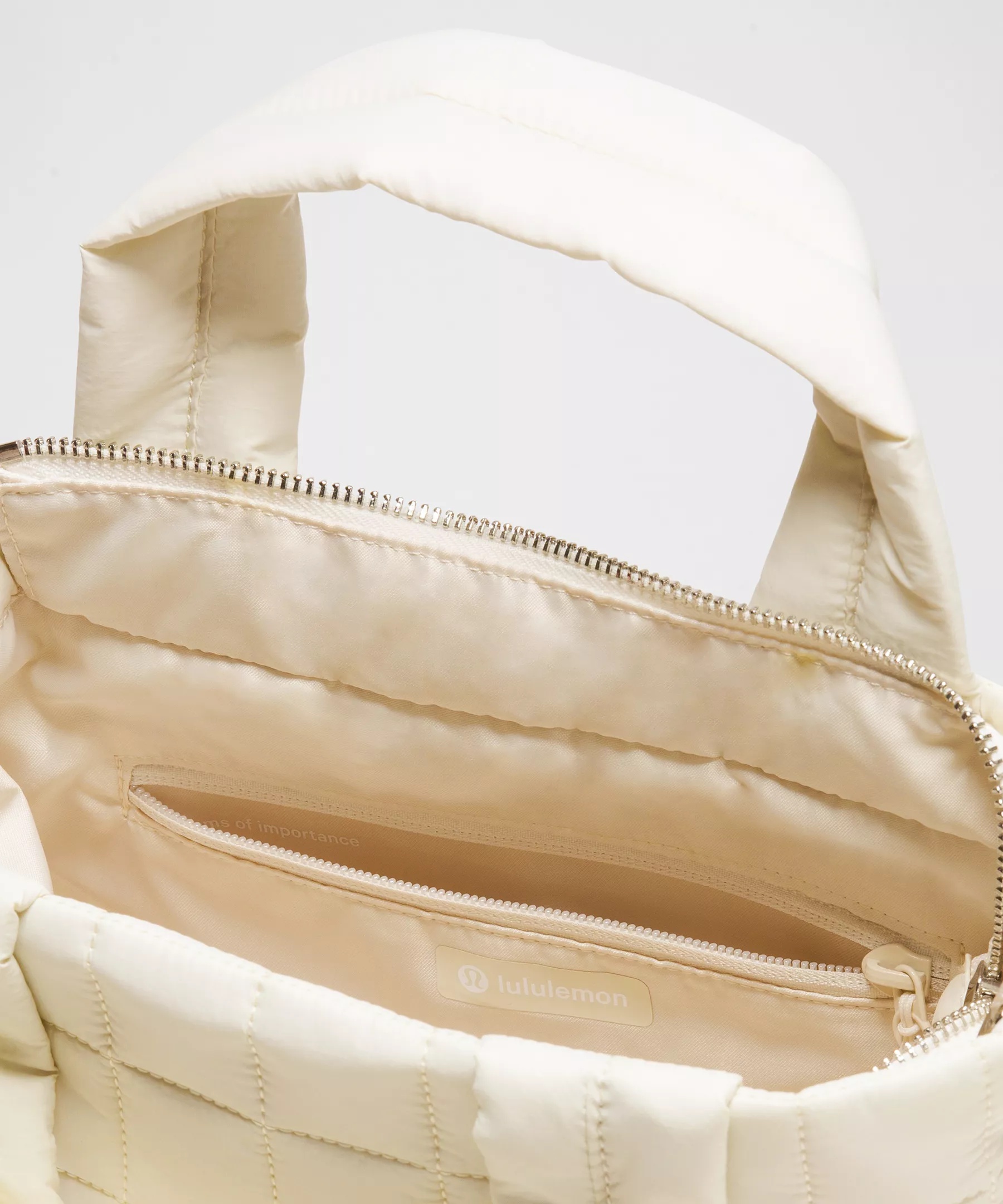 Quilted Grid Small Tote Bag 5L - 4