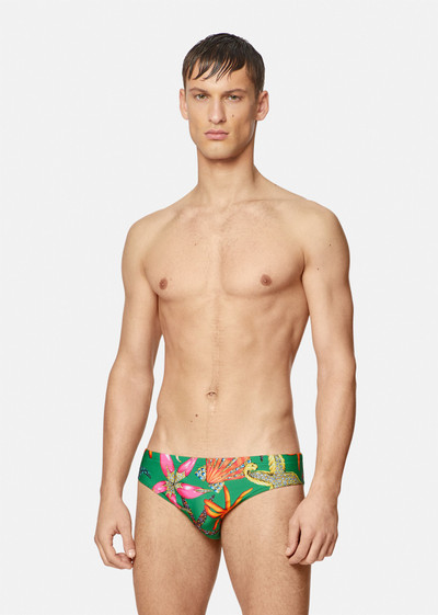 VERSACE Trésor de la Mer Print Swim Briefs outlook