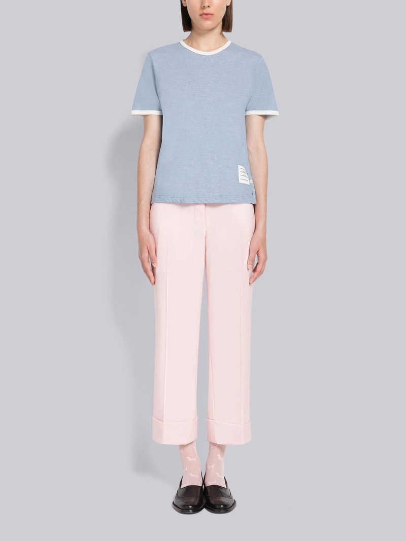 Melange Jersey Short Sleeve Ringer Tee 4