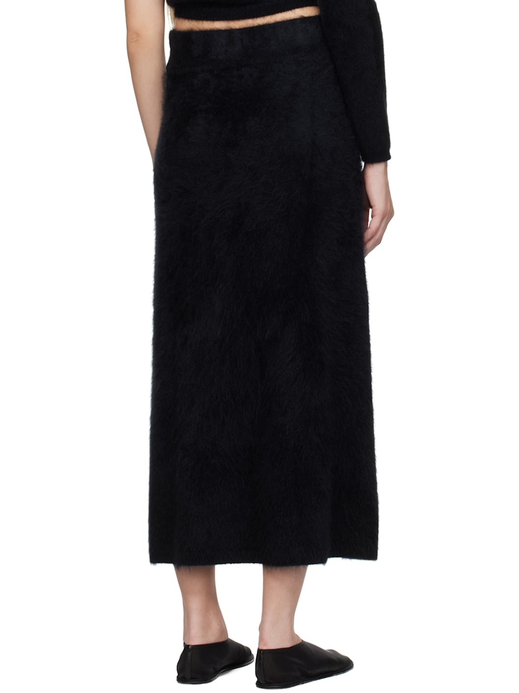 Black Asta Midi Skirt - 3