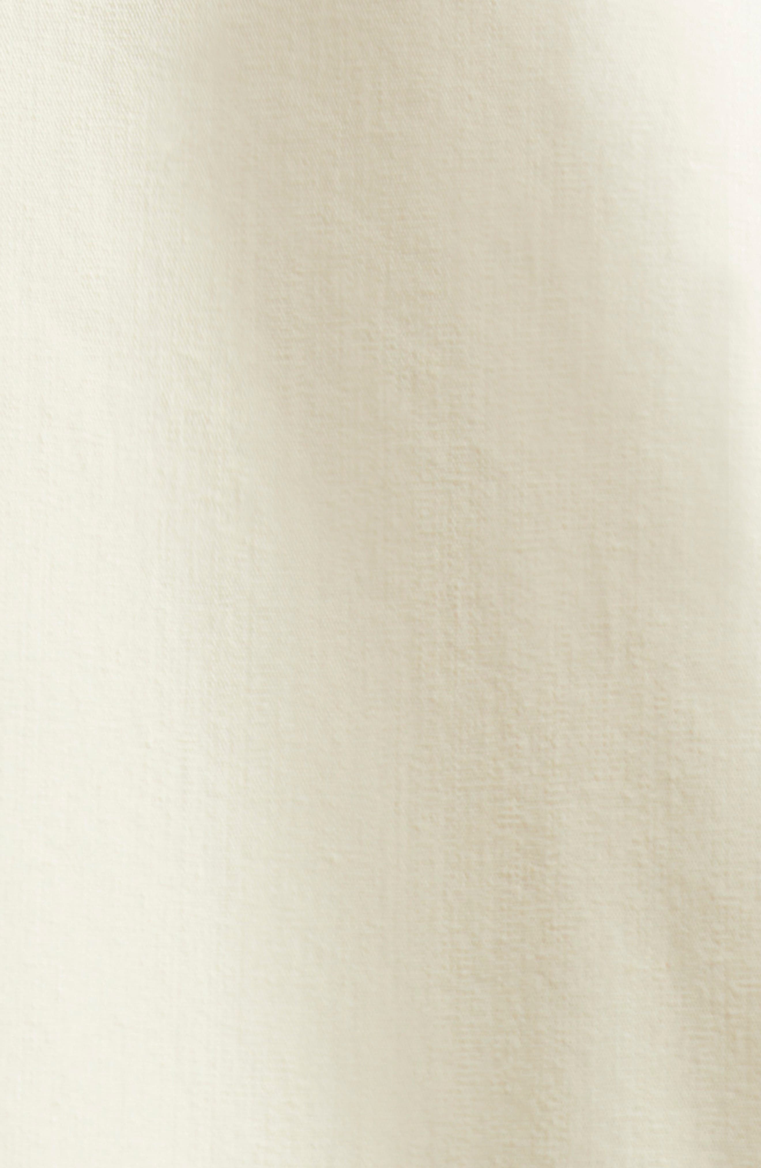 Bottega Veneta Match Detail Cotton & Silk Button-Up Shirt in 7098 Parchment at Nordstrom - 6