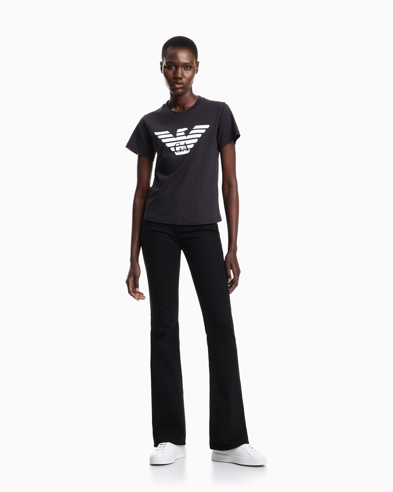 ASV organic-jersey T-shirt with logo print - 2
