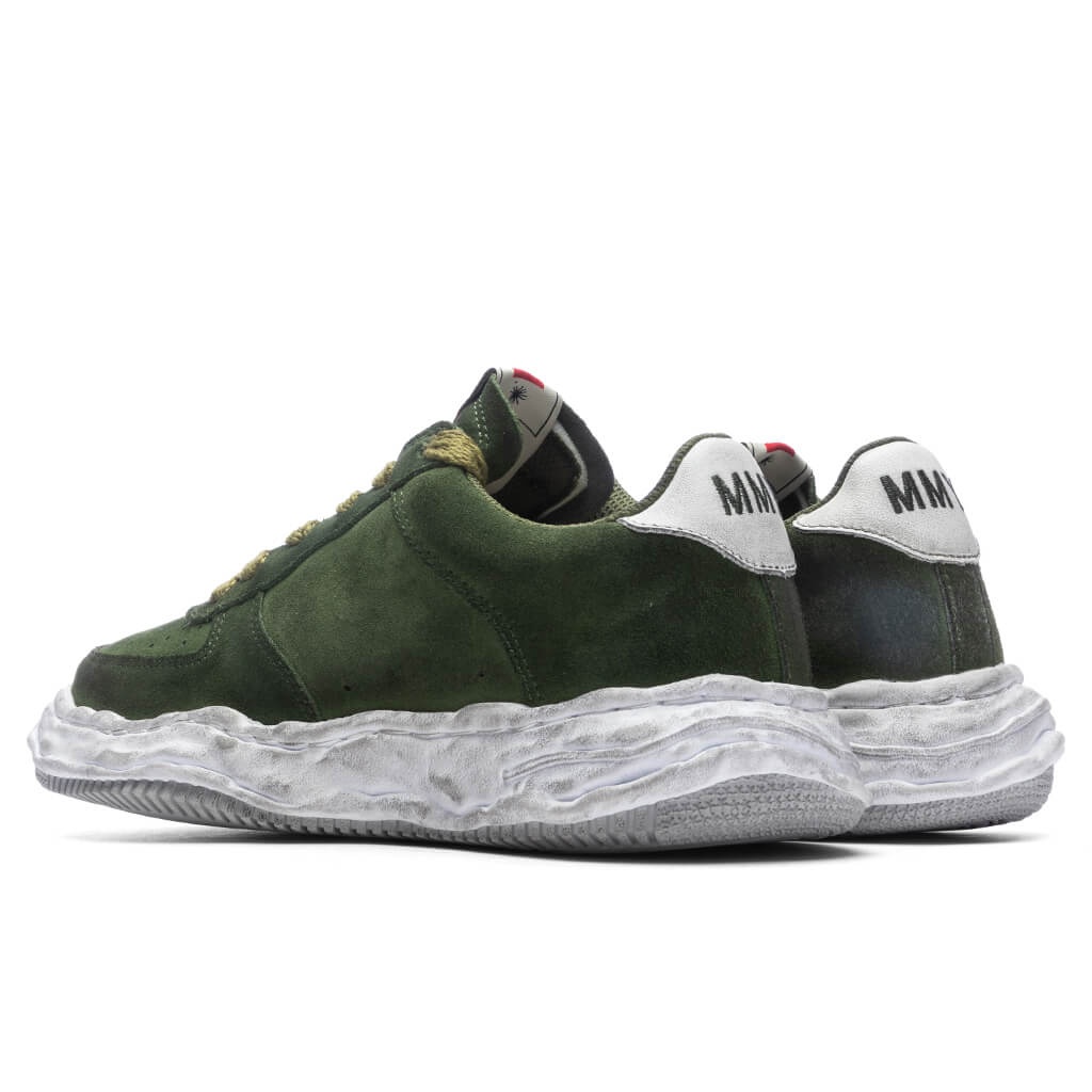 WAYNE BRUSHED SUEDE LOW - GREEN - 3