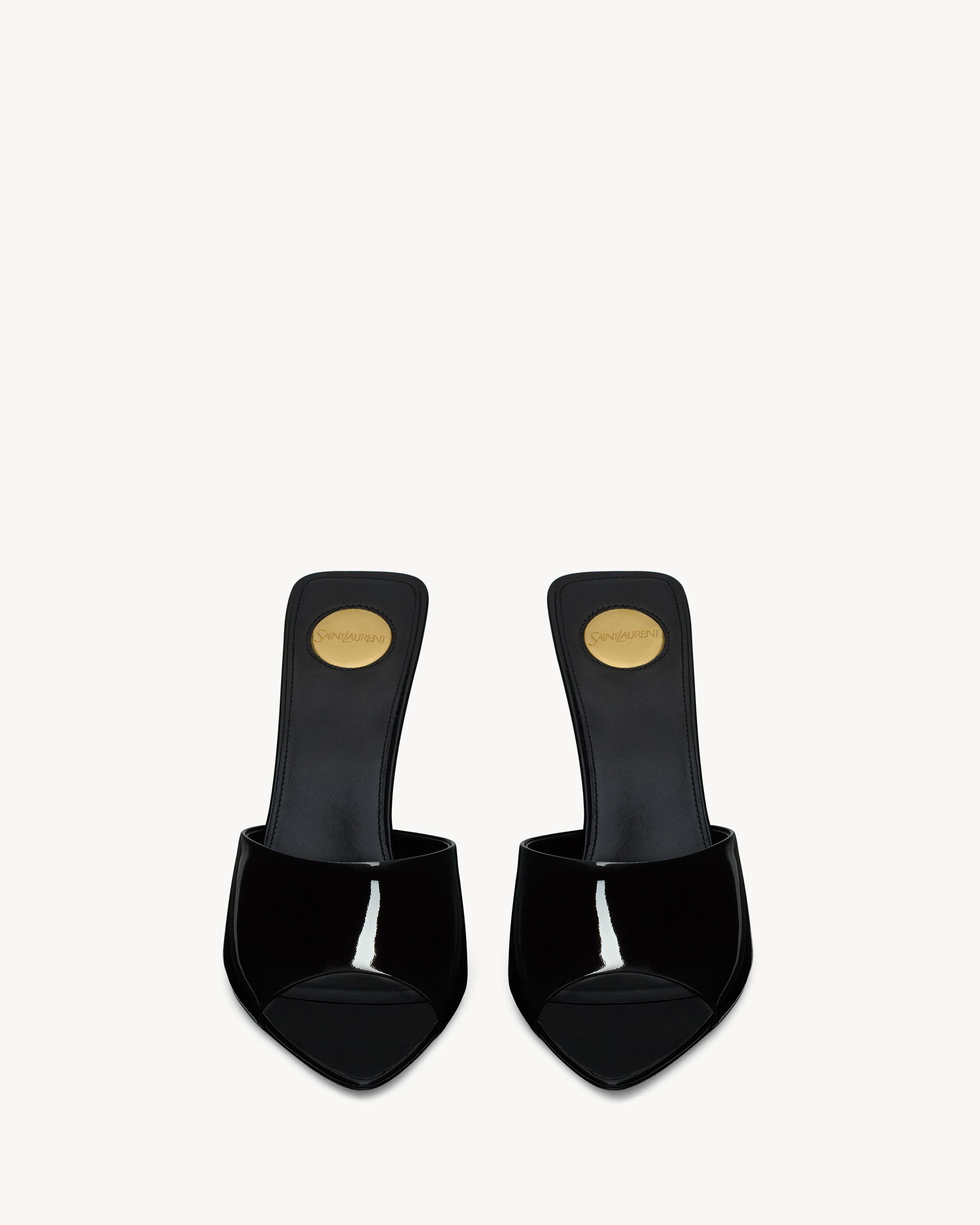 ROMY MULES IN PATENT LEATHER - 2