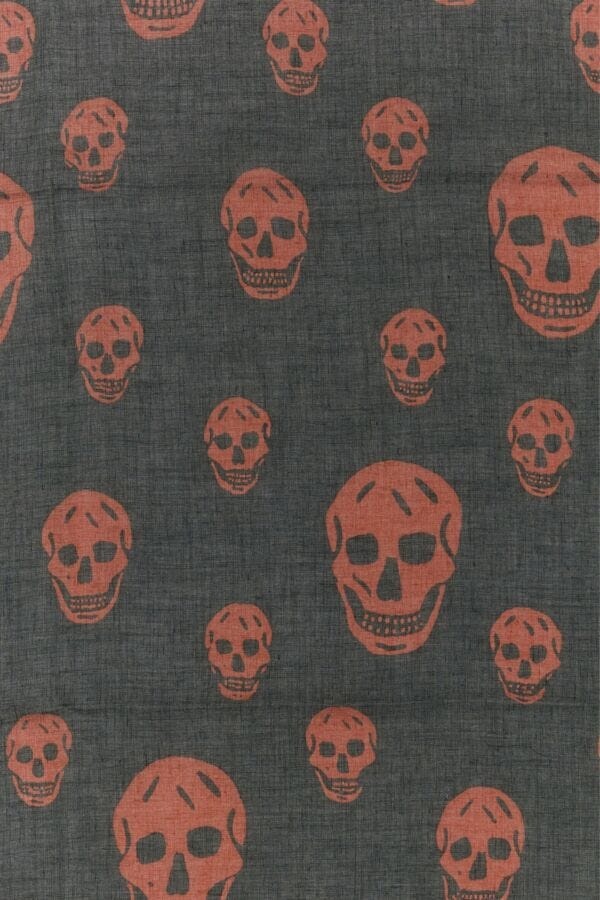 マフラー ALEXANDER MCQUEEN Printed Modal Blend Foulard Alexander McQueen Printed modal blend foulard
