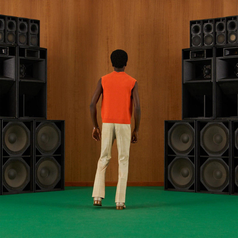 GG wool jacquard vest 3