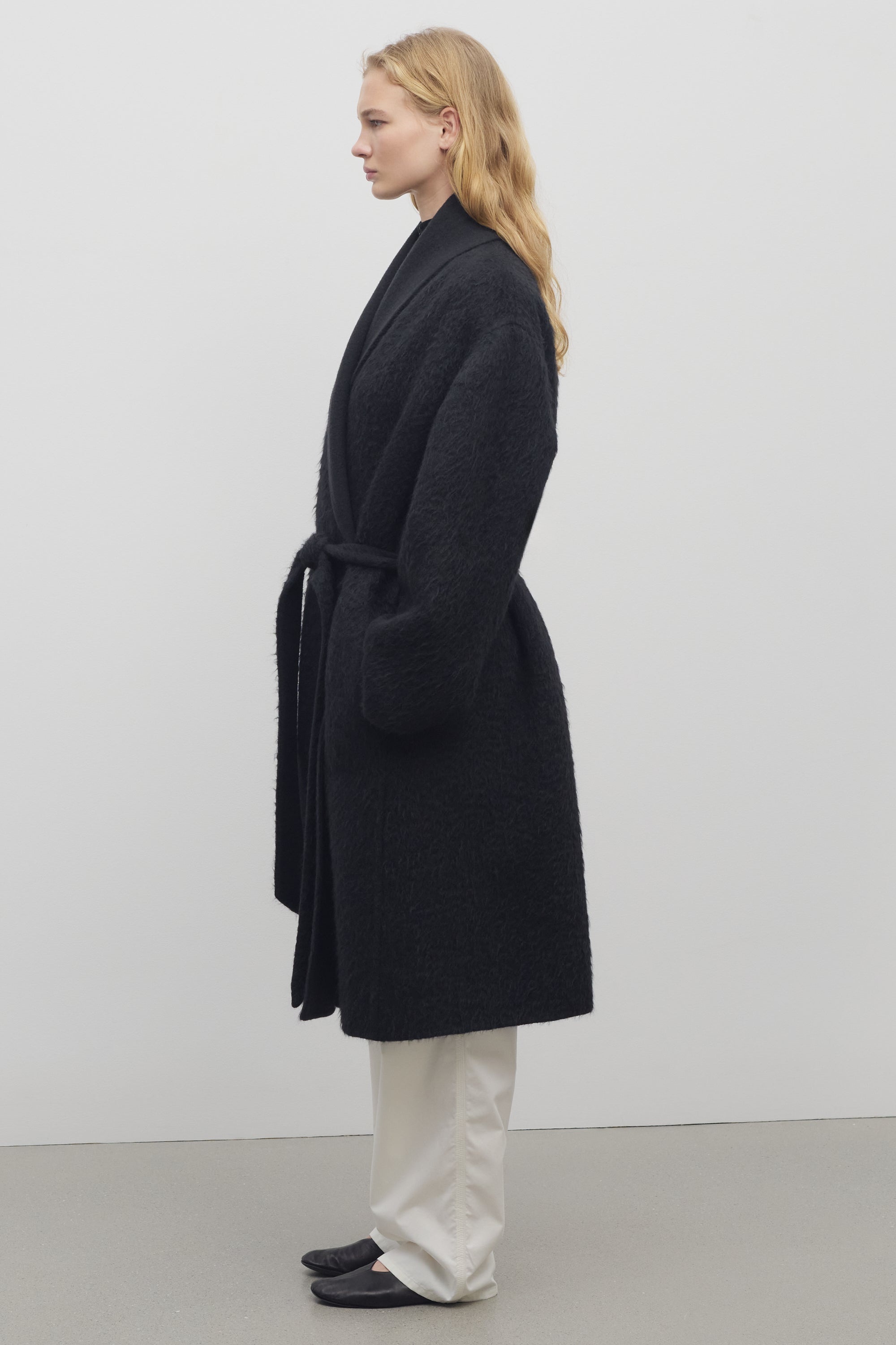 Aneta Coat in Wool and Alpaca - 4