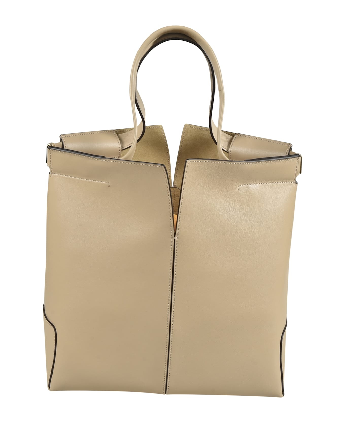 Logo Patch Top Handle Shopper Bag - 2