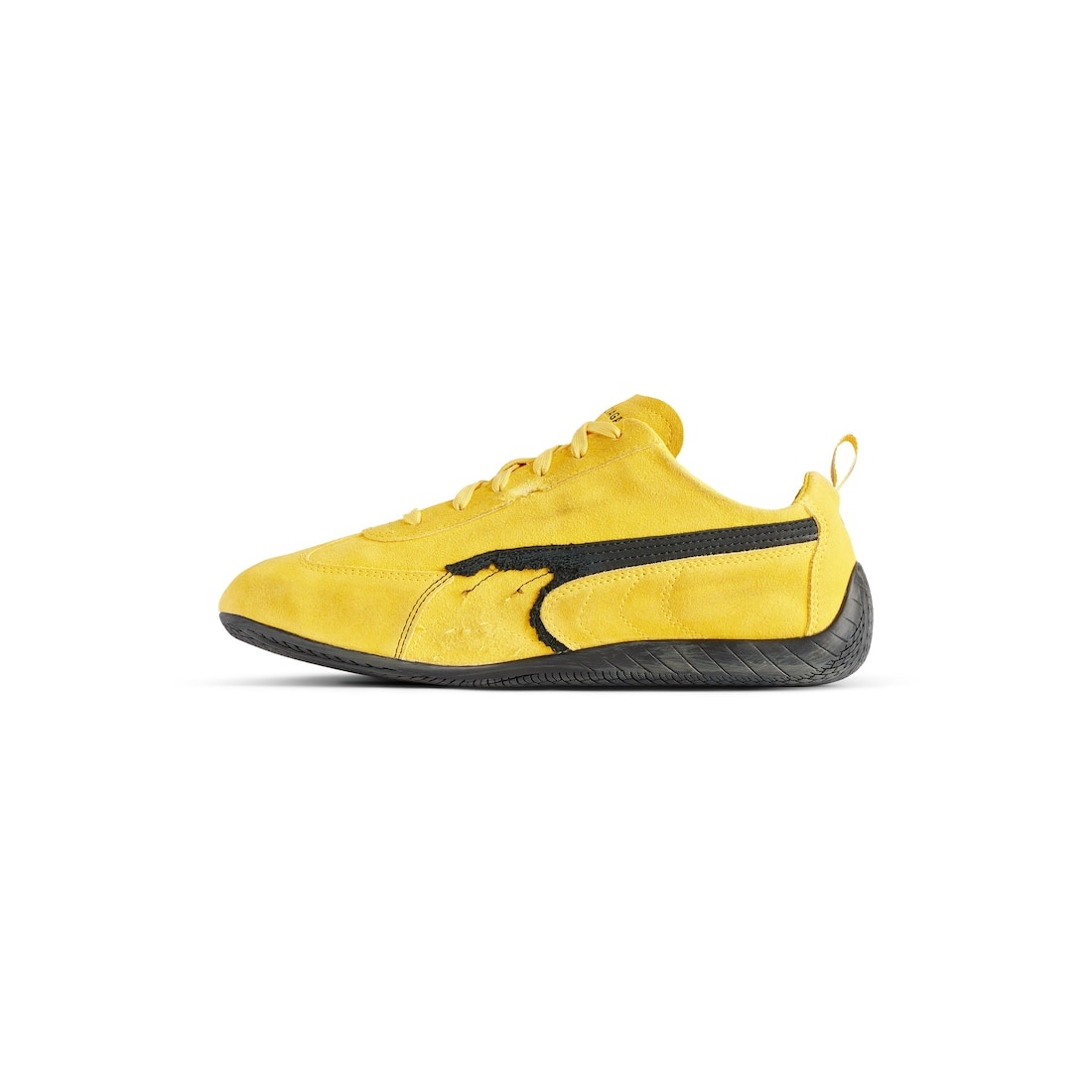 Speedcat Suede Balenciaga in Yellow/black - 4