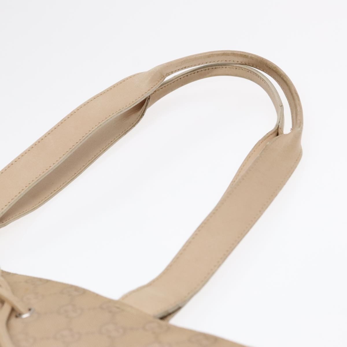 GUCCI GG Canvas Tote Bag Beige Silver 002 002 - 8