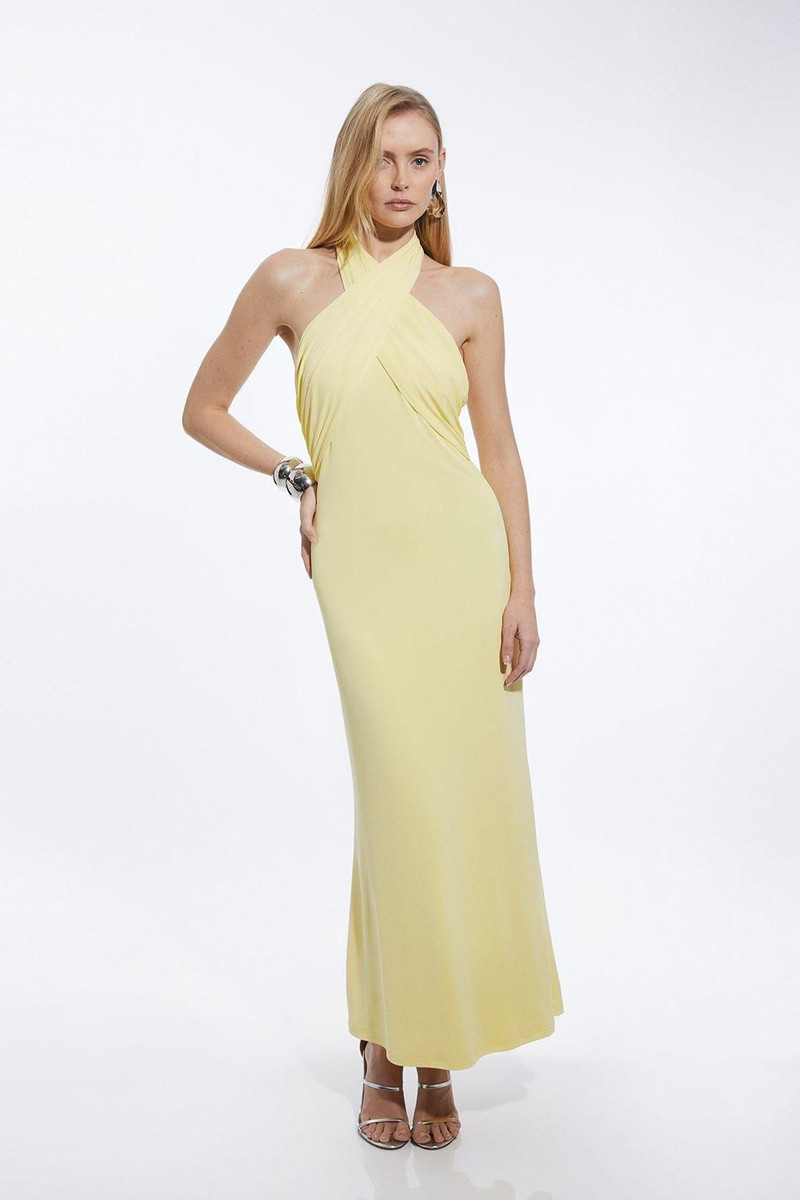 Drapey Crepe Jersey Maxi Dress 1