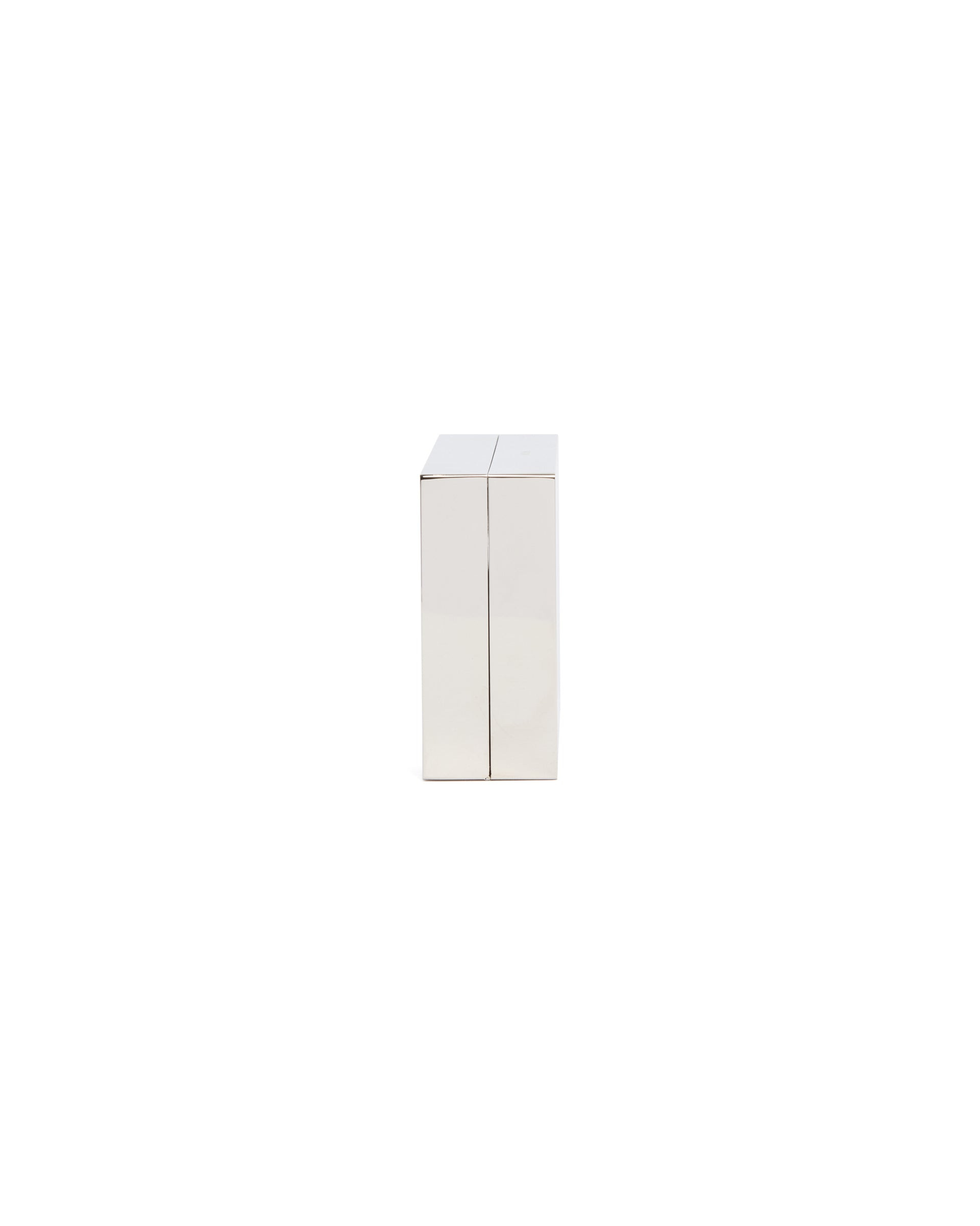 Silver Metal Clutch - 2