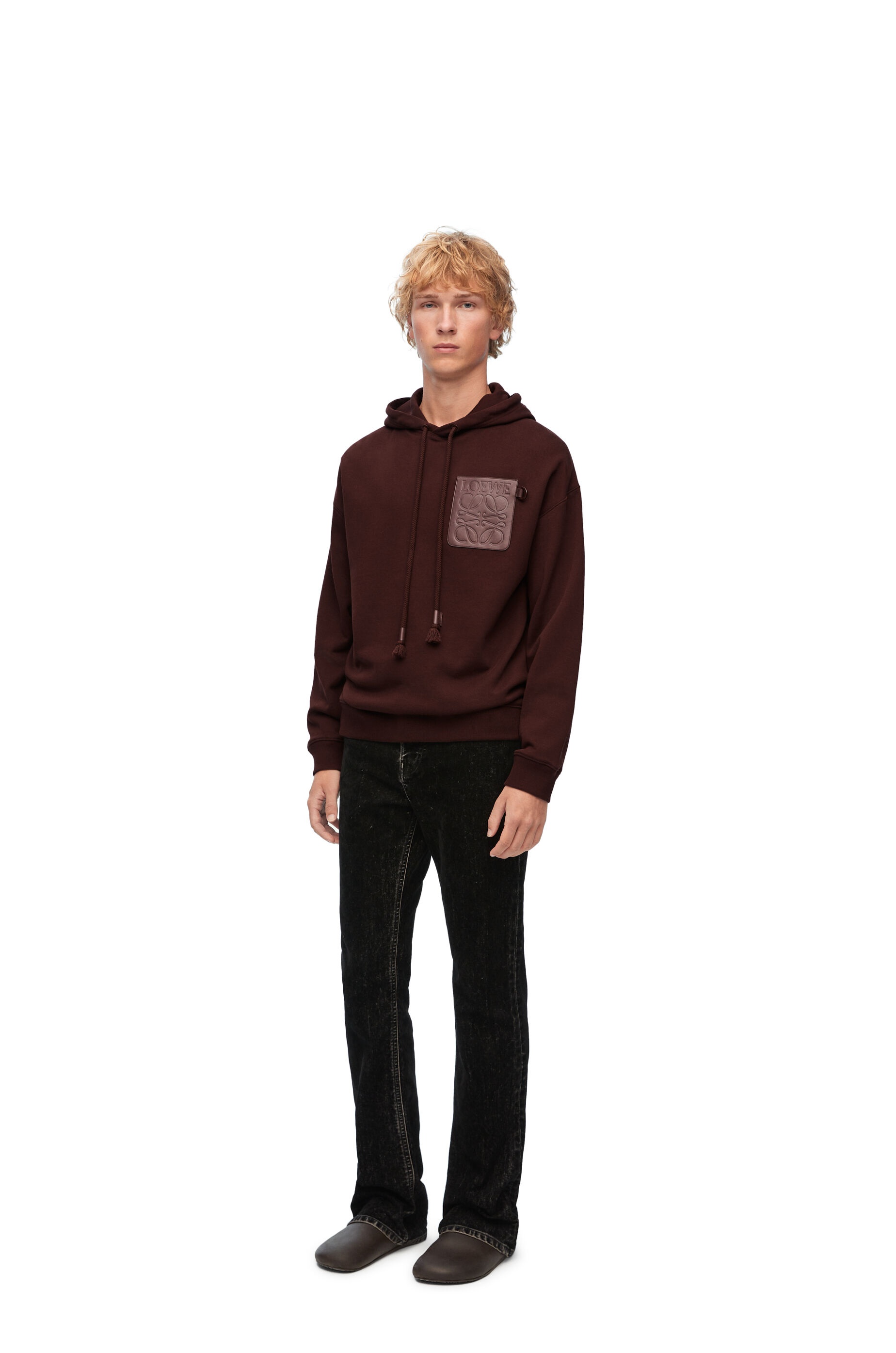 Relaxed fit hoodie in cotton - 2