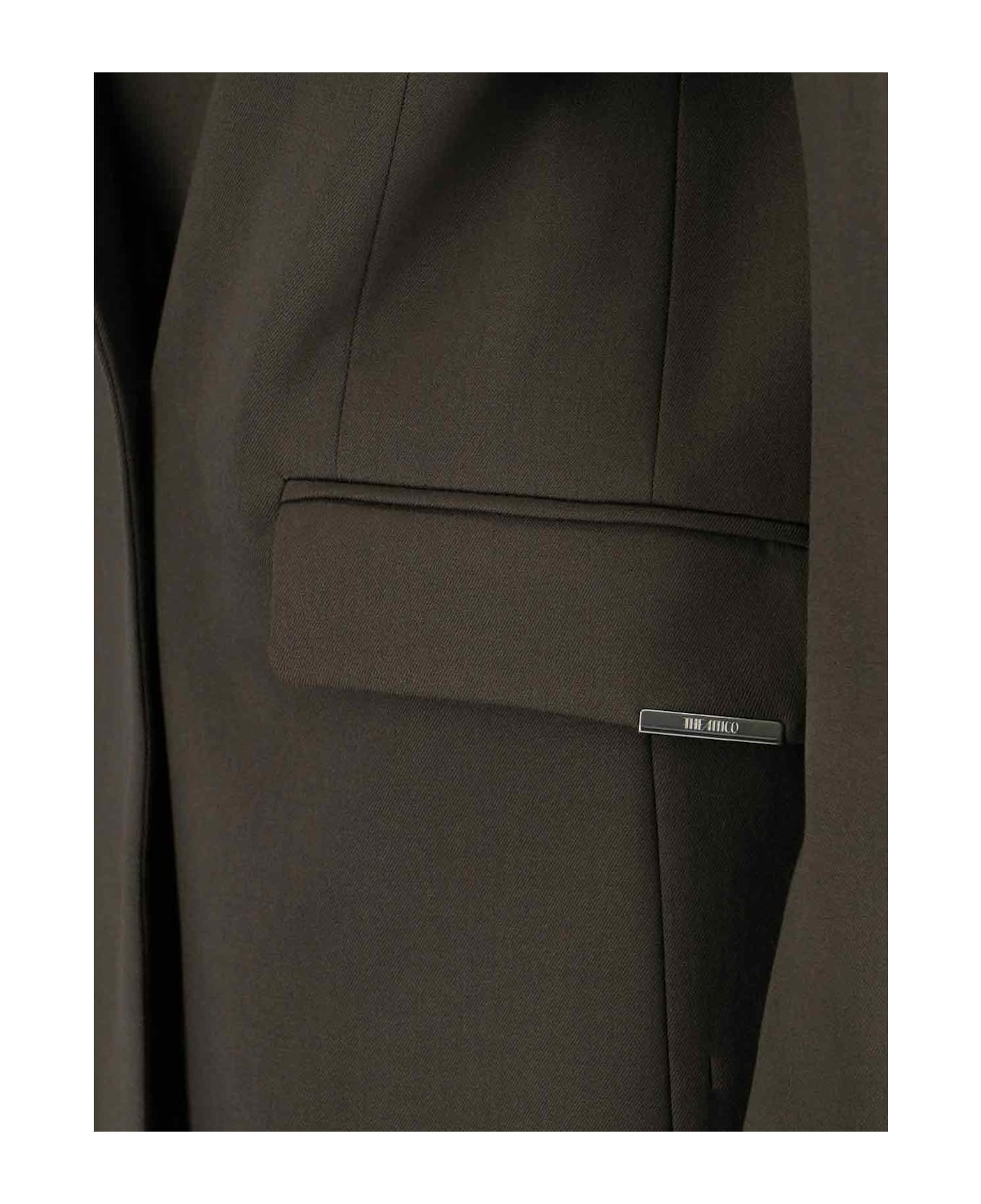 Single-breasted Virgin Wool Blazer - 4