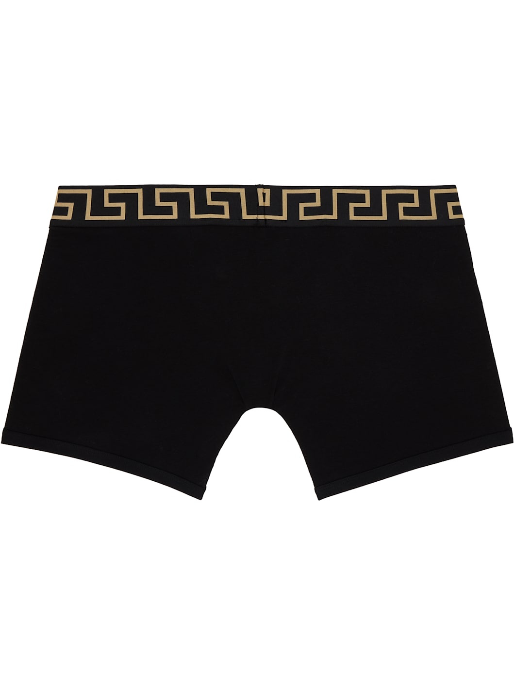 Two-Pack Black & Gray Greca Border Long Boxer Briefs - 5