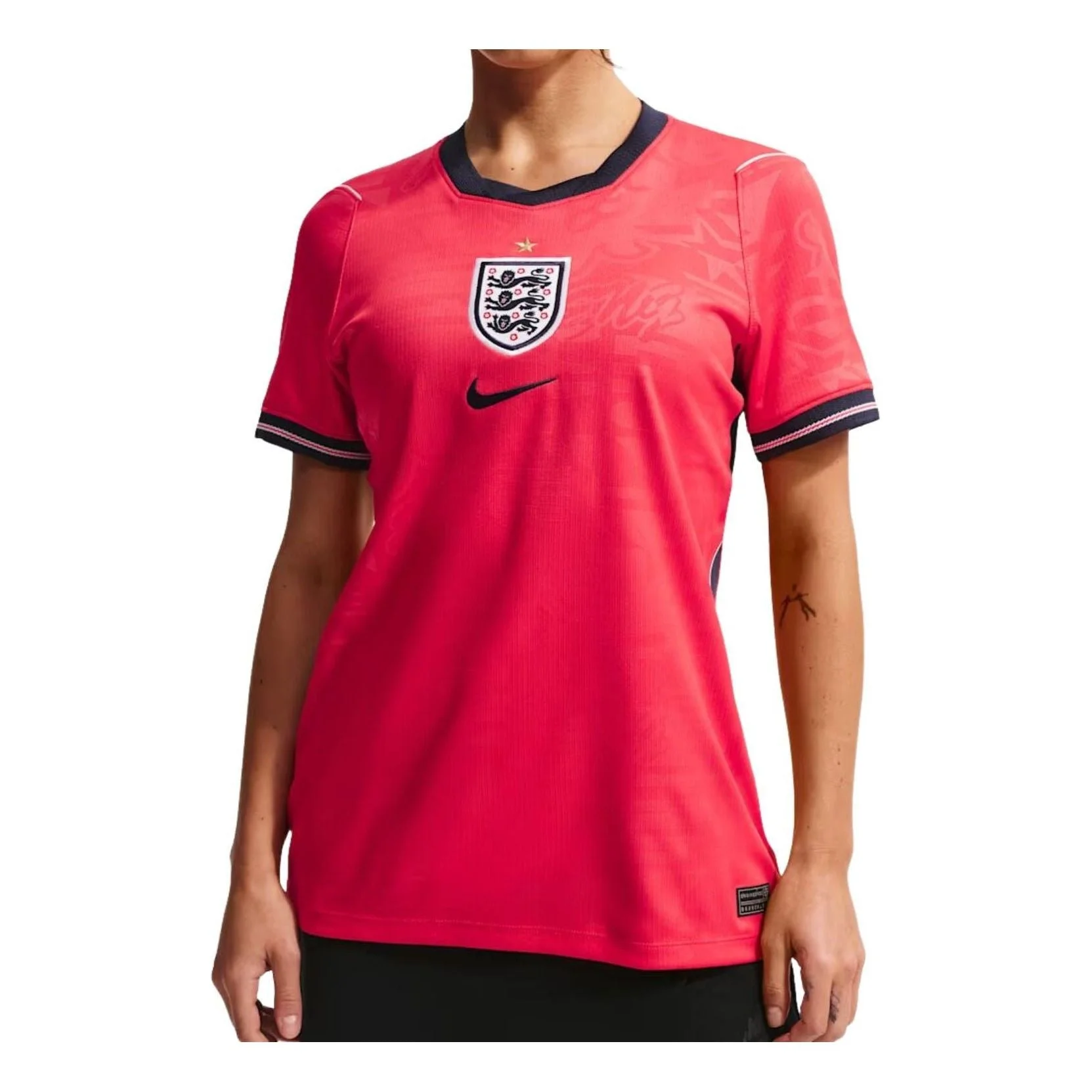 (WMNS) Nike England 2026 Stadium Away Replica Jersey 'Speed Red Obsidian White' IB4579-624 - 1