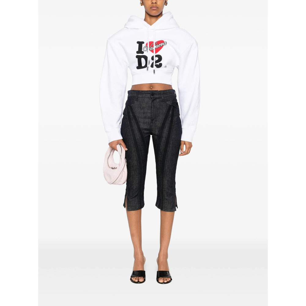 Dsquared2 White Tops - Hoodies Women - 4