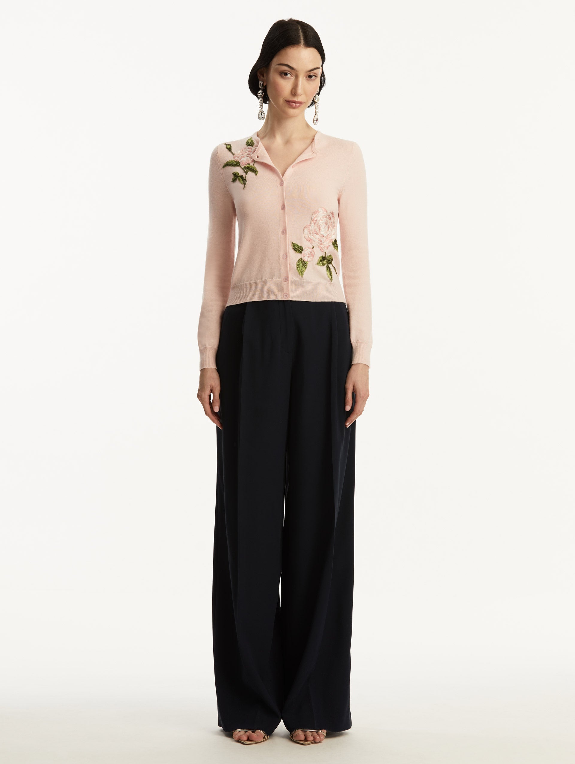 ENGLISH ROSE THREADWORK CARDIGAN - 3