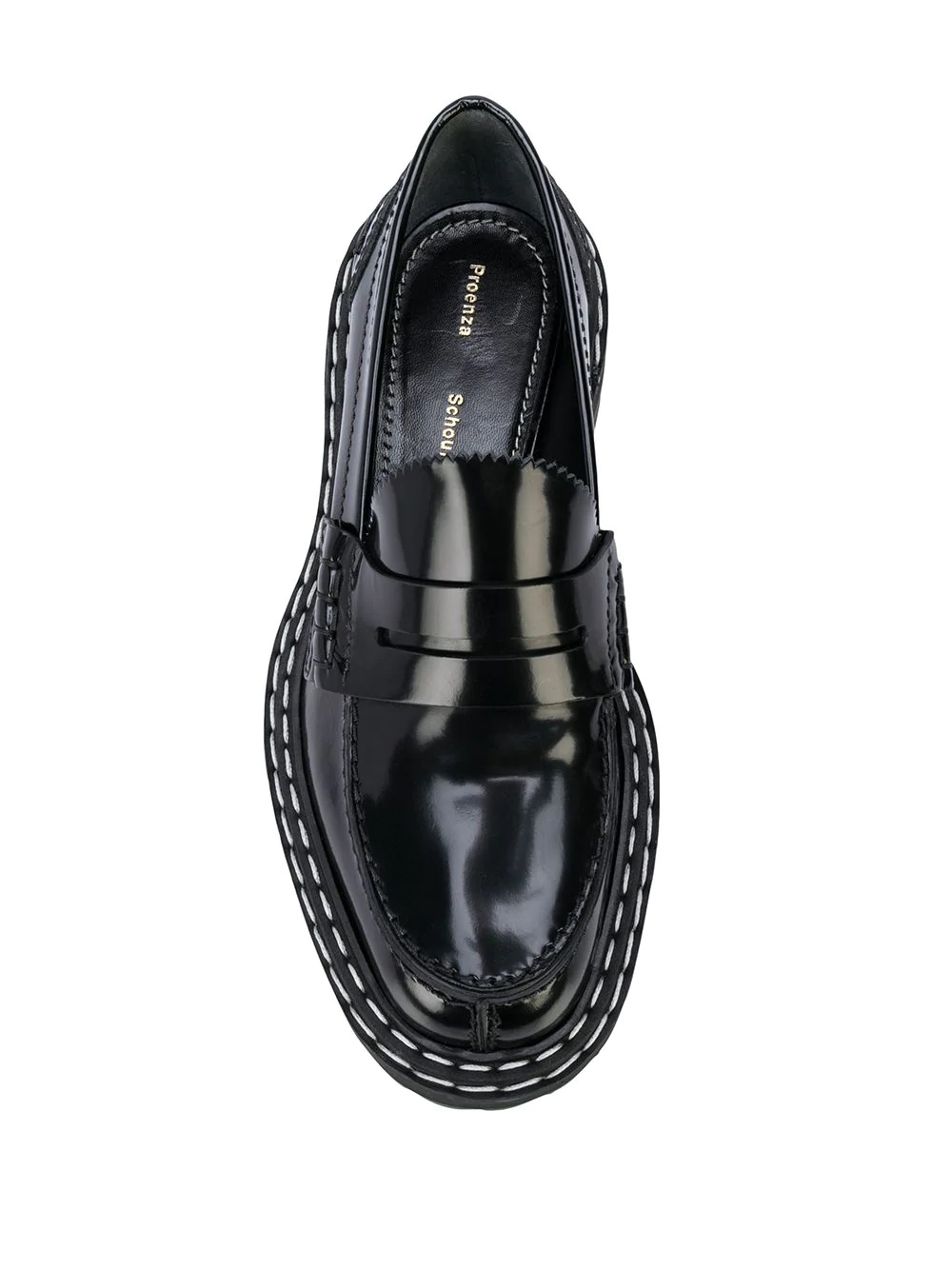 lug sole loafers - 4