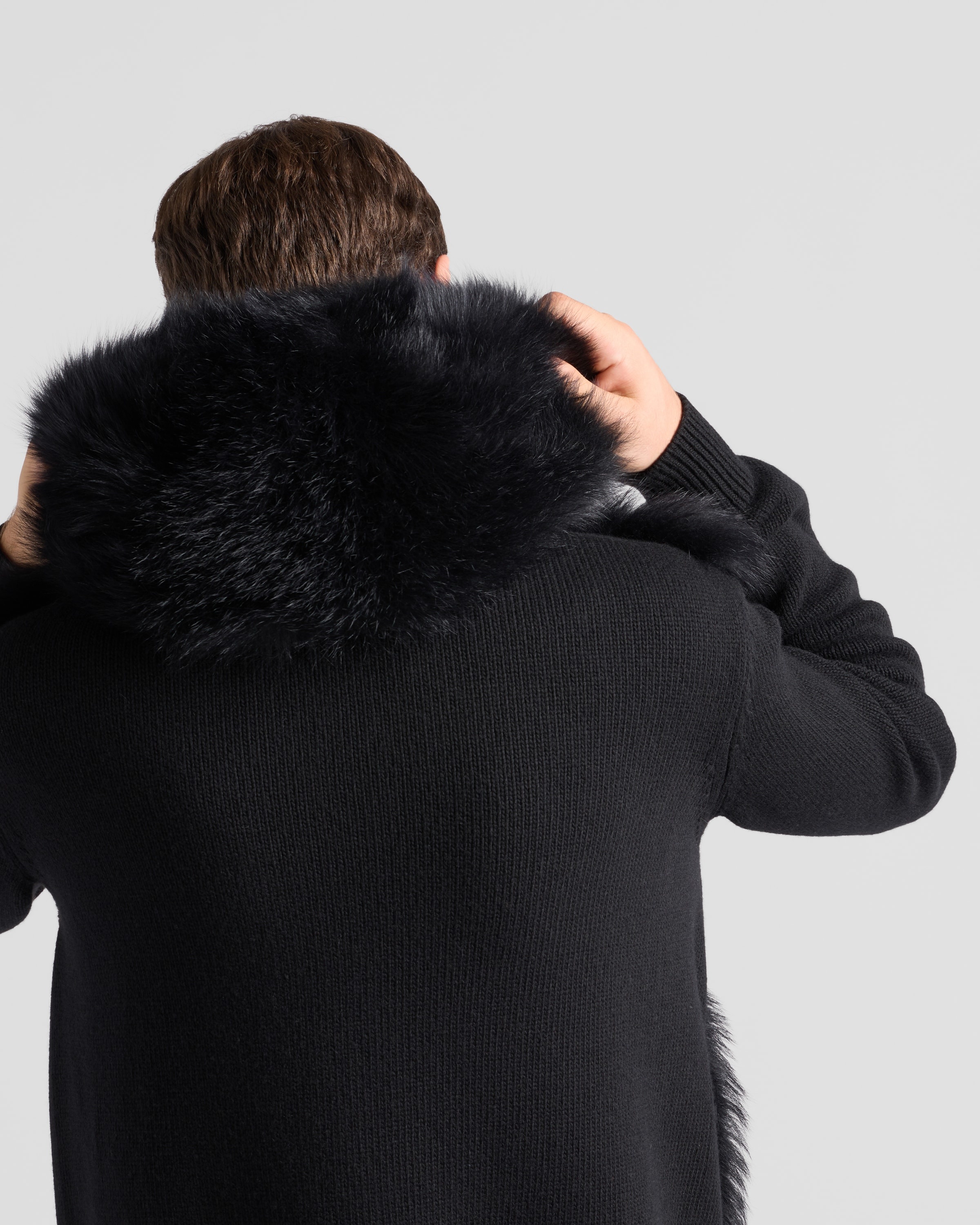 Cashmere and wool cardigan - 4