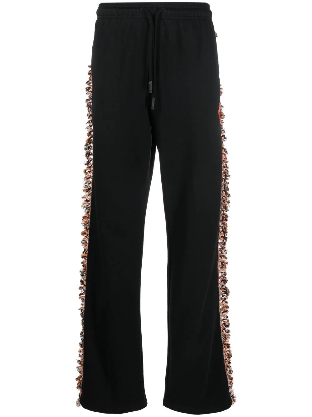 fringed-trim track pants - 1